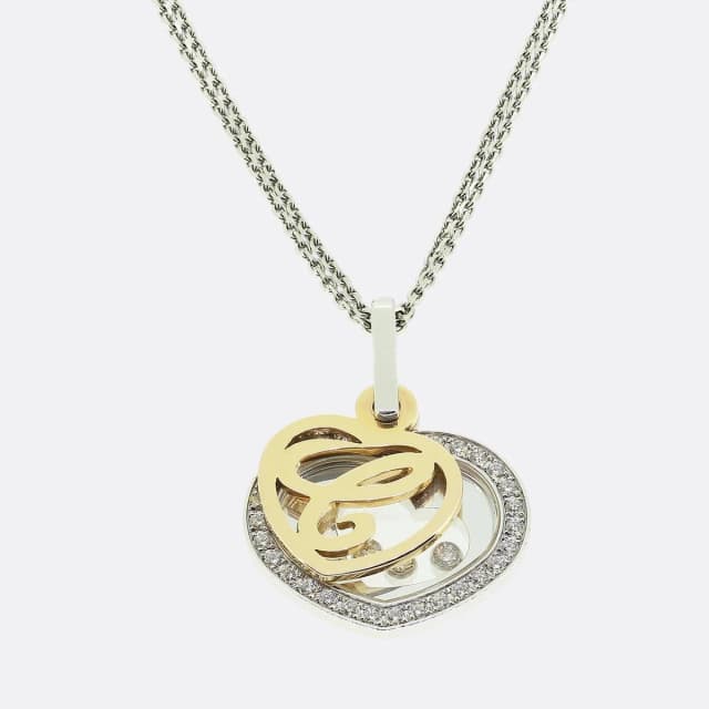 Chopard Happy Hearts Diamond Necklace from The Vintage Jeweller, photo 1 of 1