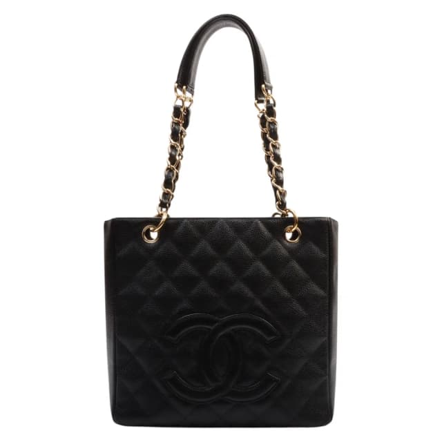 Chanel 2004 circa製キャビアスキン PST トートバッグ ブラック from VINTAGE QOO TOKYO, photo 1 of 1