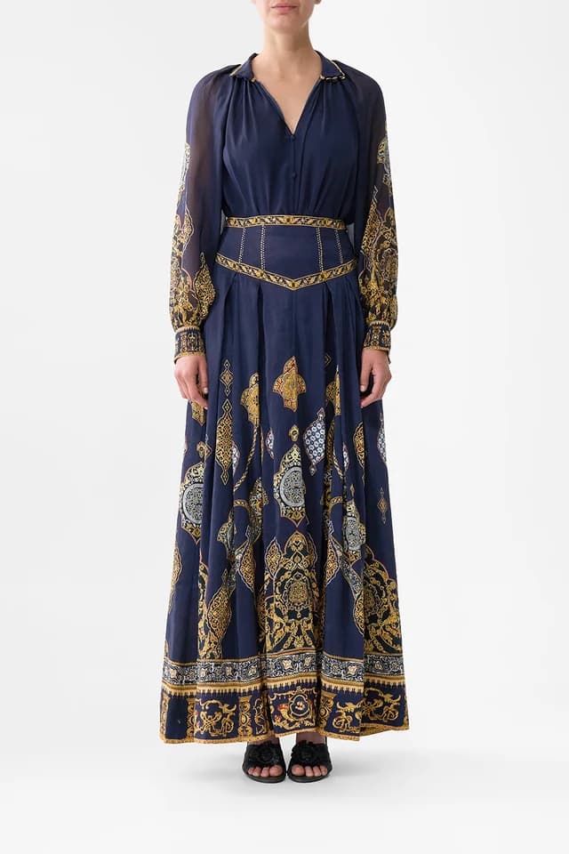 Camilla eBoutique CORSET WAIST MAXI SKIRT THE IMPERIAL GATE, image 1 of 1 from CAMILLA