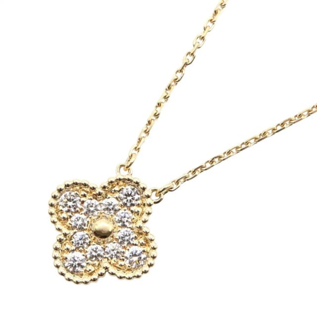 Van Cleef & Arpels Necklace Vintage Alhambra Diamond 42 18k from The Reluxe, photo 1 of 1