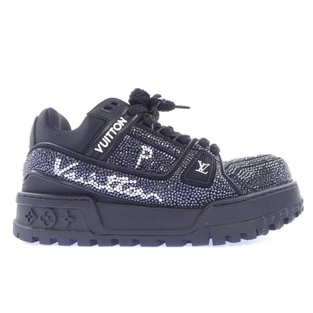 Vuitton LV Trainer Maxi Line Sneakers in Black type SWAROVSKI from KOMEHYO, photo 1 of 1