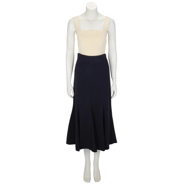 Chloé Gored Skirt FR 34 in Navy from Blue Spinach, photo 1 of 1