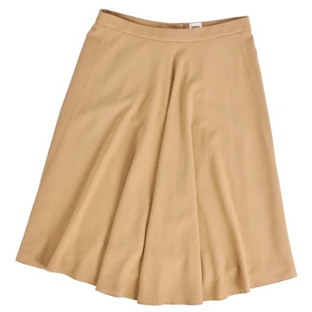 Hermès Skirt Run Brown in Brown Silk from The Reluxe, photo 1 of 1