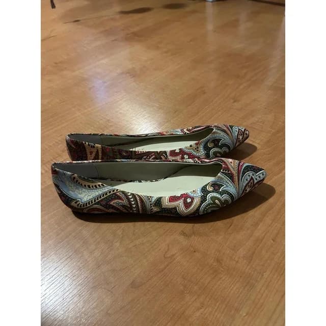 Franck Muller Women's Ballet shoes - Red/Blue - US 9 in blue|red from Depop, photo 1 of 1