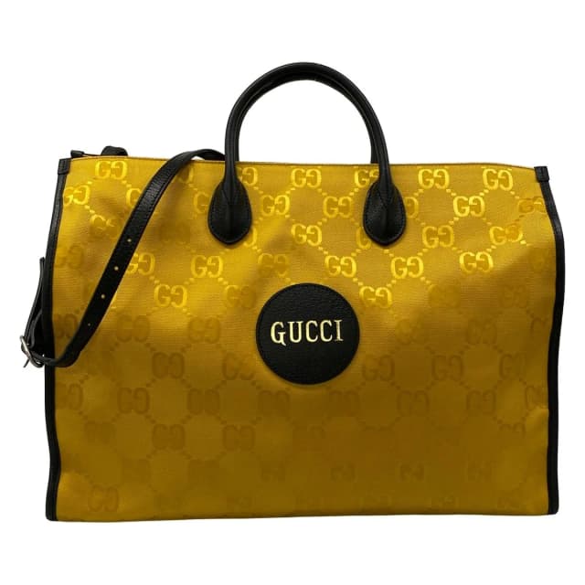 Gucci Tote Bag Off the Grid Dark Yellow Black Leather in Black Leather from The Reluxe, photo 1 of 1