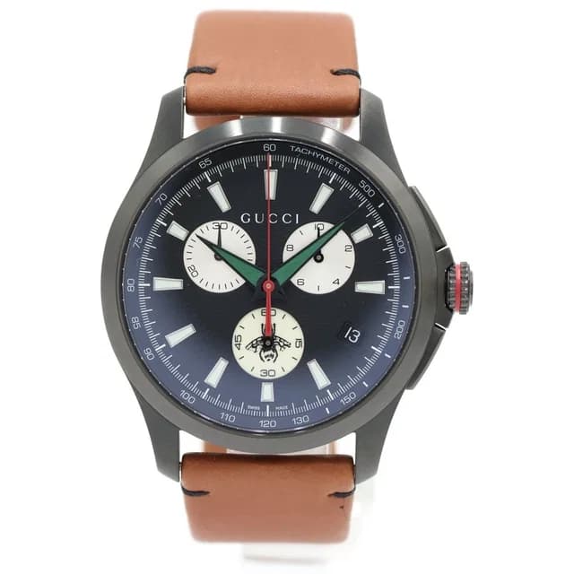 Gucci G-Timeless Bee Watch Timeless Black Dial in Black from The Reluxe, photo 1 of 1