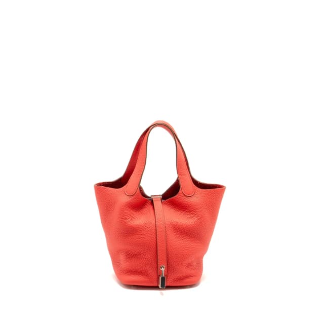 Hermès Picotin 18 Lock Bag Clemence T5 Rose Jaipur SHW Stamp X in Pink Clemence leather from EMIER, photo 1 of 1