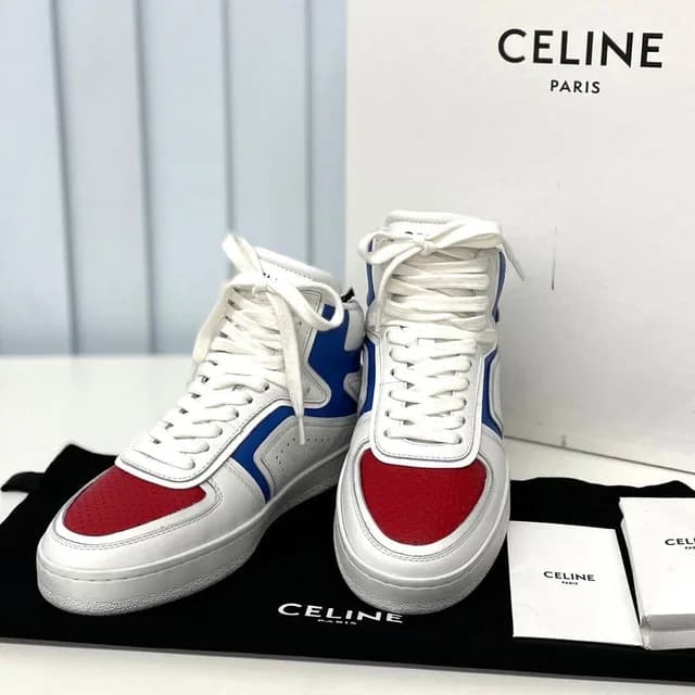 Celine High-Top Sneakers 34 in Leather from The Reluxe, photo 1 of 1