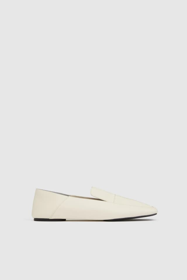 St Agni Minimal Flat Loafer - Ecru, image 1 of 1 from St. Agni