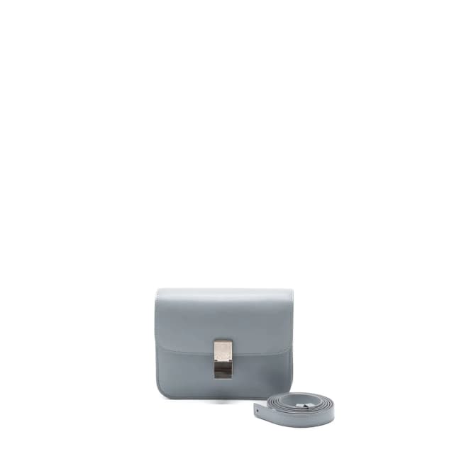 Celine Teen Classic Bag Box Calfskin Light Grey SHW in Grey Calfskin from EMIER, photo 1 of 1