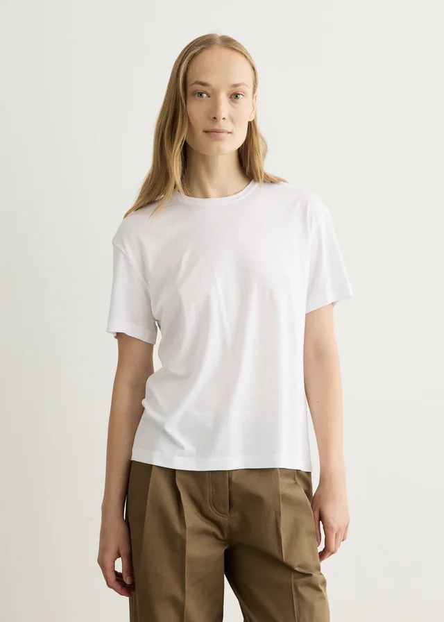 Toteme Classic T-Shirt in WHITE, image 1 of 1 from Incu