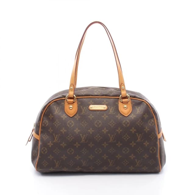Louis Vuitton Shoulder Bag Montorgueil GM Canvas Leather in Canvas from The Reluxe, photo 1 of 1