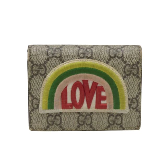 Gucci Half Wallet GG Supreme Bifold Leather in Leather from The Reluxe, photo 1 of 1