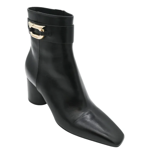 Ferragamo Gancini Leather Ankle Boots in Leather from Clotheshorse Anonymous, photo 1 of 1
