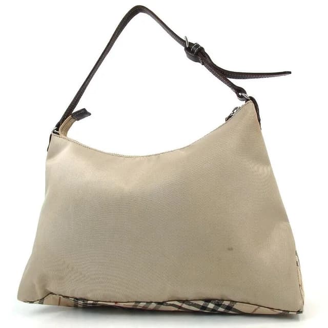 Burberry Beige Nova Check Hobo in Beige Canvas from Bagriculture, photo 1 of 1