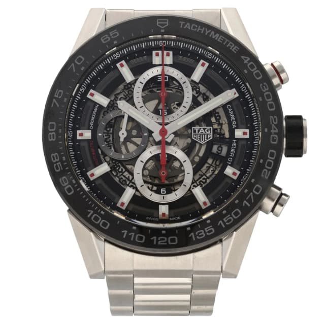 TAG Heuer Carrera CAR2A1W-0 43mm Stainless Steel Watch from H&T, photo 1 of 1