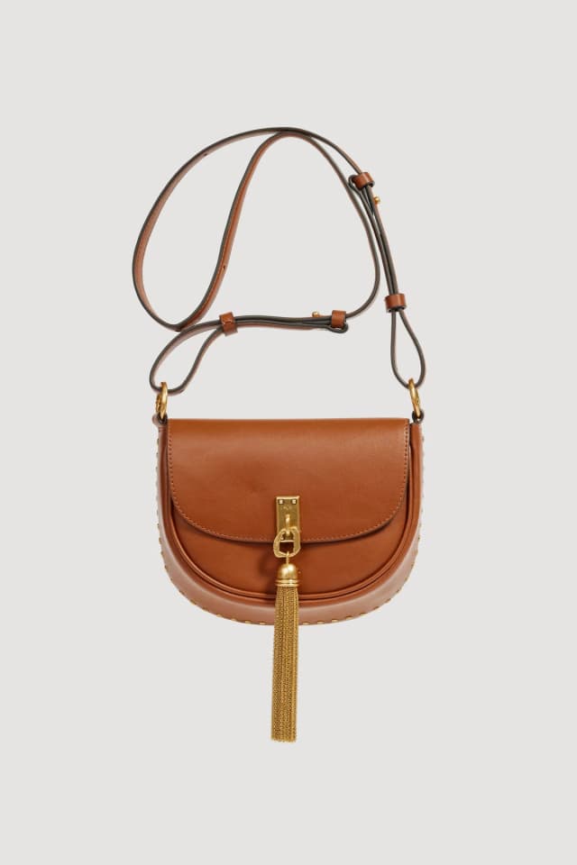 AJE Ama Small Saddle Bag in SPICED CHAI, image 1 of 1 from Aje