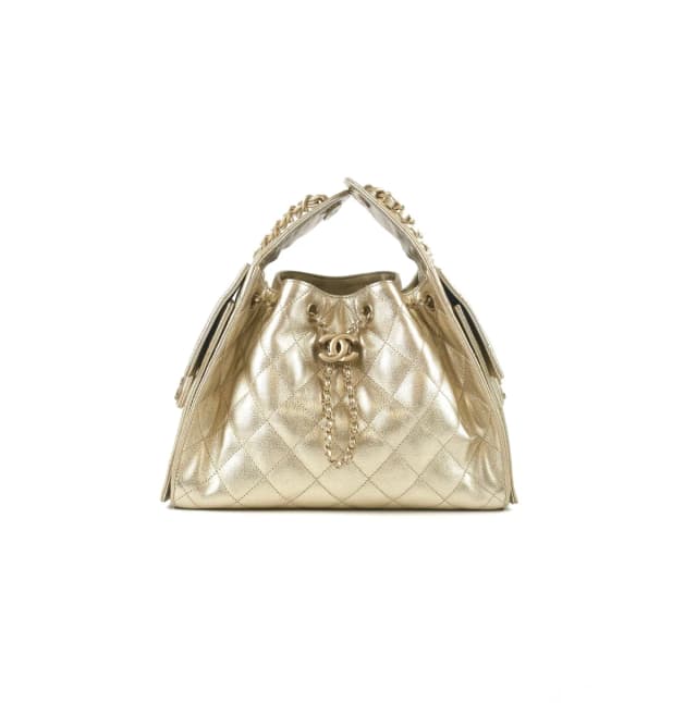 Chanel Small 25 Caviar Gold in Gold Caviar leather from The Purse Affair, photo 1 of 1