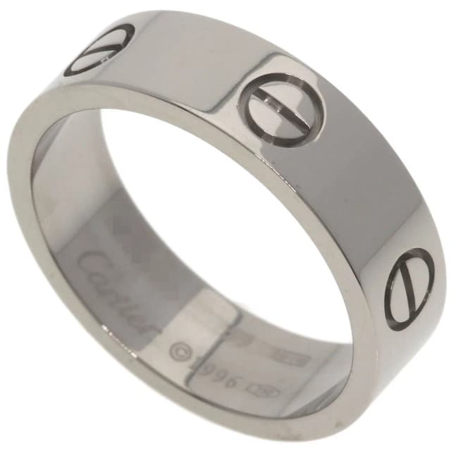 Cartier Love Ring 59 18K White Gold in White from The Reluxe, photo 1 of 1
