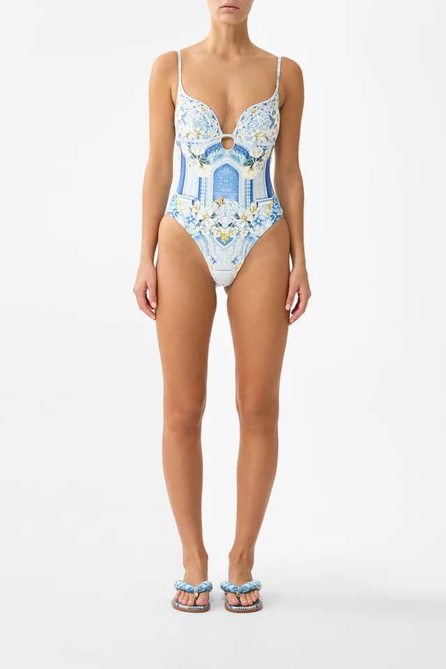 Camilla eBoutique CONTINUOUS UNDERWIRE ONE PIECE WITH KEYHOLE DE NADA GRANADA, image 1 of 1 from CAMILLA