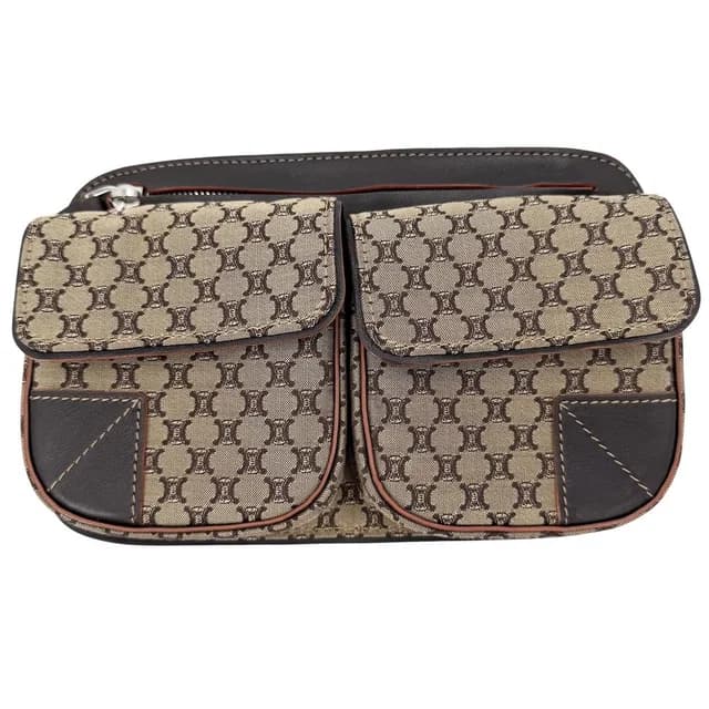 Celine Belt Bag Macadam Canvas Brown Silver in Brown Canvas from The Reluxe, photo 1 of 1