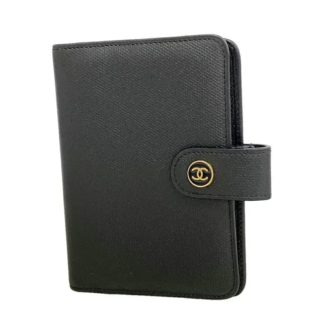Chanel notebook cover, Coco Button, leather, black in Black Leather from Elady, photo 1 of 1
