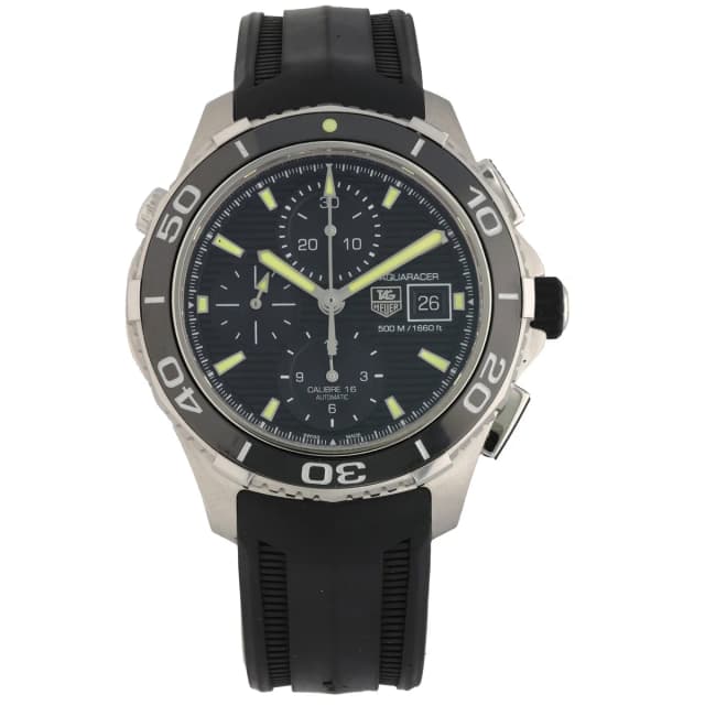 TAG Heuer Aquaracer CAK2111 43mm Stainless Steel Watch from H&T, photo 1 of 1
