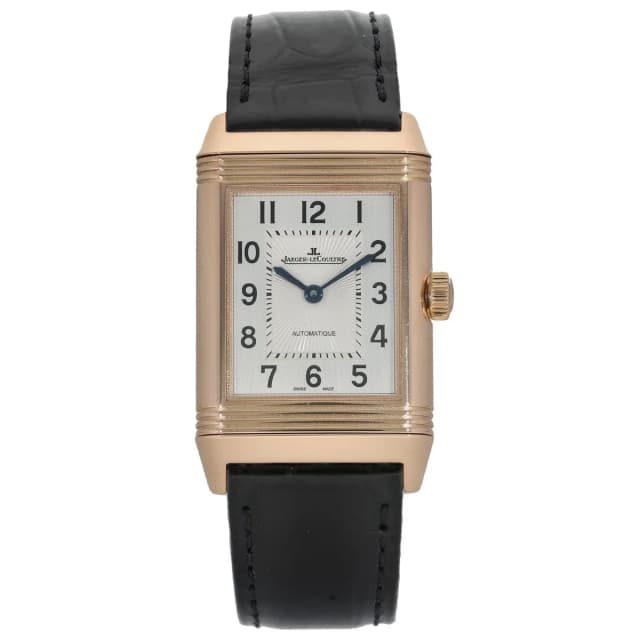 Jaeger-LeCoultre Reverso Classic Medium Duetto 212.2.76 24mm Gold Watch in Gold Leather from H&T, photo 1 of 1