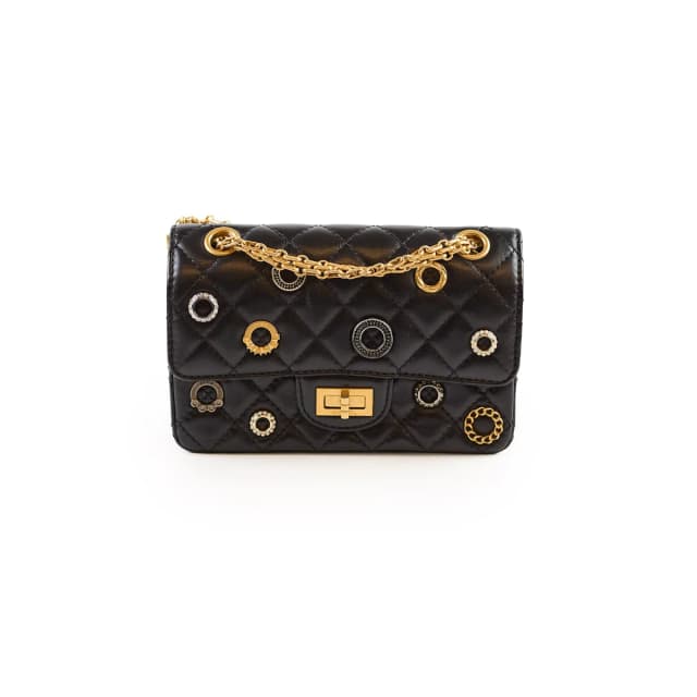 Chanel Reissue Mini Charms Microchip Black Calfskin in Black Calfskin from The Purse Affair, photo 1 of 1