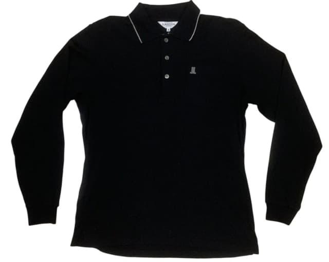 Lanvin Sport Polo Longsleeve in black from Grailed, photo 1 of 1