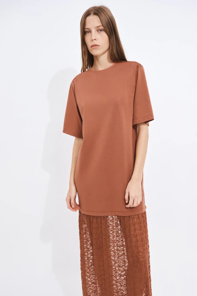 Aje Studio Vittoria Maxi Dress in COPPER, image 1 of 1 from Aje