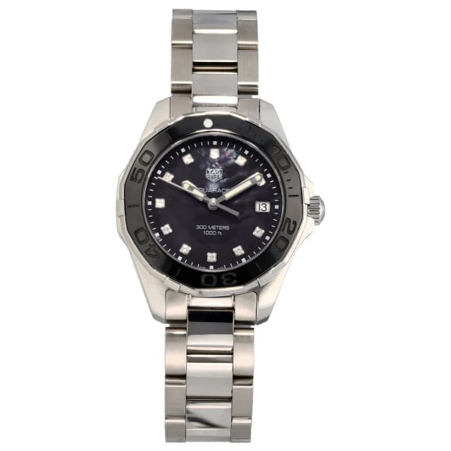 TAG Heuer Aquaracer WAY131M 35mm Stainless Steel Watch from H&T, photo 1 of 1
