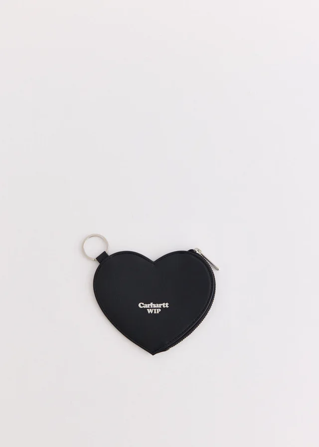 Carhartt WIP Hartt Coin Wallet in Black, image 1 of 1 from Incu