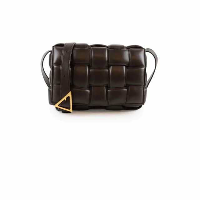Bottega Veneta Padded Casette Shoulder Bag Brown in Brown Leather from The Purse Affair, photo 1 of 1