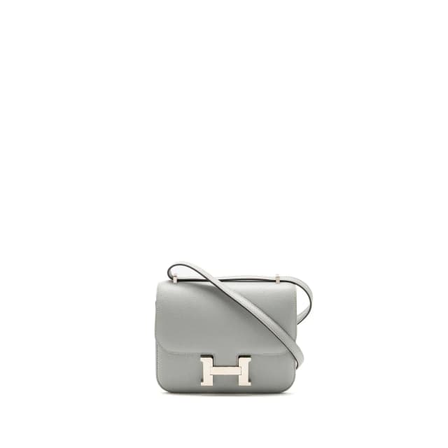 Hermès Mini Constance Epsom Gris Mouette SHW Stamp C in Grey Epsom leather from EMIER, photo 1 of 1