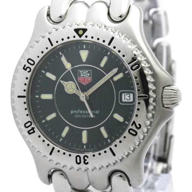 TAG Heuer Sel Professional 200M Quartz Mens Watch WG1119 Polished in Green from Elady, photo 1 of 1