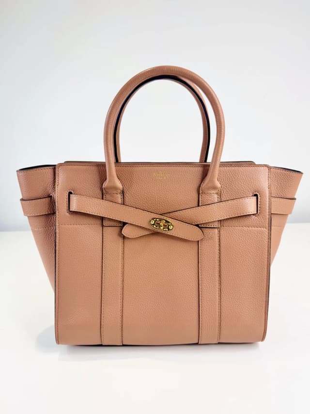Mulberry Small Zipped Bayswater Bag in Caviar leather from Edit Second Hand, photo 1 of 1