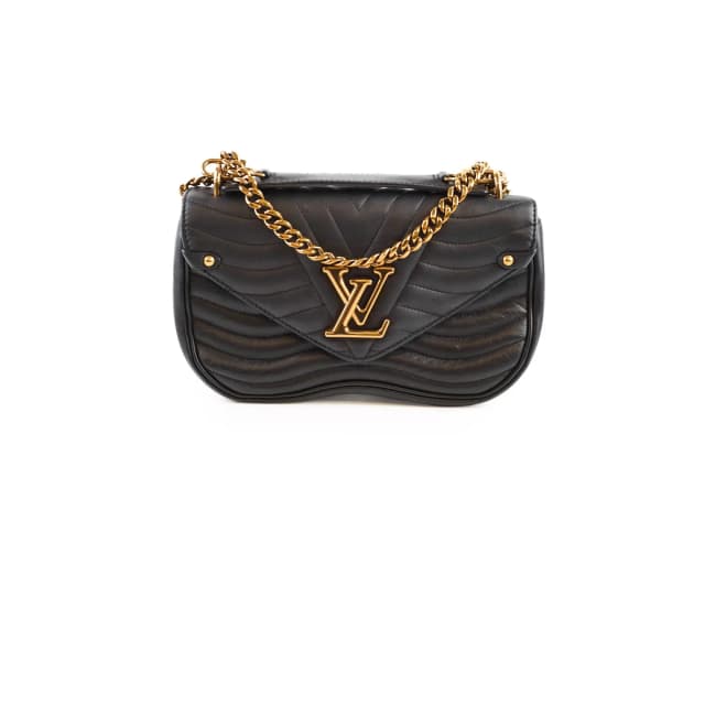 Louis Vuitton New Wave Bag Black in Black Leather from The Purse Affair, photo 1 of 1