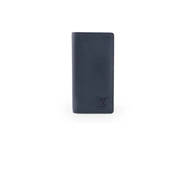 Louis Vuitton Aerogram Portefeuille Brazza NM Navy Calfskin Wallet in Navy Calfskin from The Purse Affair, photo 1 of 1