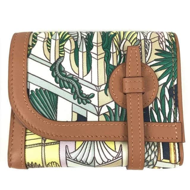 Hermès Bifold Wallet Avexois Compact Animapolis Silk Multicolor in Multicolor Silk from The Reluxe, photo 1 of 1