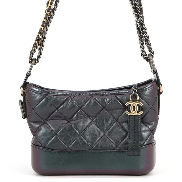 Chain Shoulder Bag Gabrielle de Chanel Small Hobo Aged Calf Leather in Calfskin from The Reluxe, photo 1 of 1
