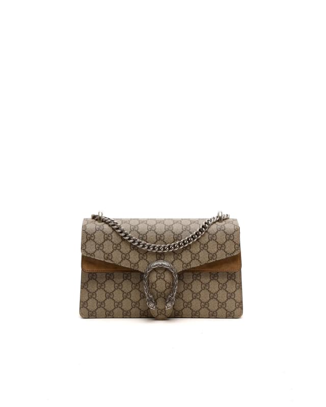 Gucci GG Supreme Medium Dionysus Bag in Suede from A Retro Tale, photo 1 of 1