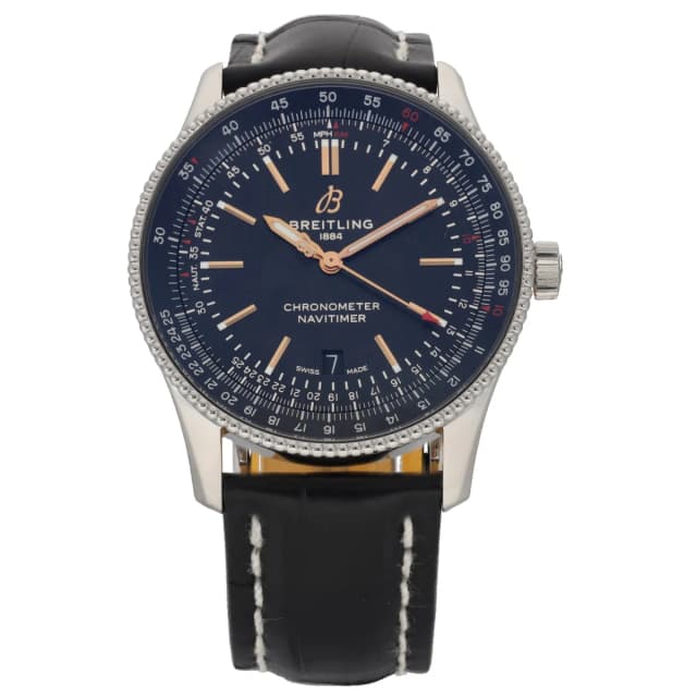 Breitling Navitimer A17326 41mm Stainless Steel Watch in Leather from H&T, photo 1 of 1
