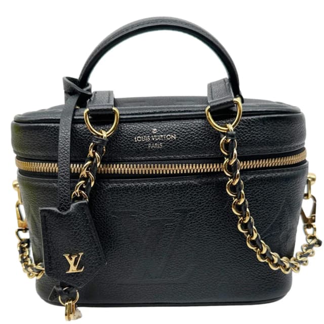 Louis Vuitton Vanity Monogram Empreinte Leather Shoulder Bag Black in Black Leather from Dallas Designer Handbags, photo 1 of 1