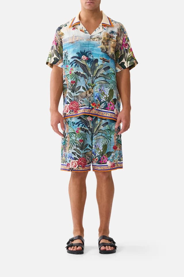 Camilla eBoutique LONG WALK SHORT WITH ELASTIC BACK BODRUM BOTANICALS, image 1 of 1 from CAMILLA