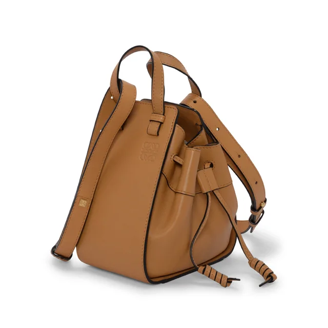 Loewe Hammock Drawstring Mini Bag in Honey Calfskin from Blue Spinach, photo 1 of 1