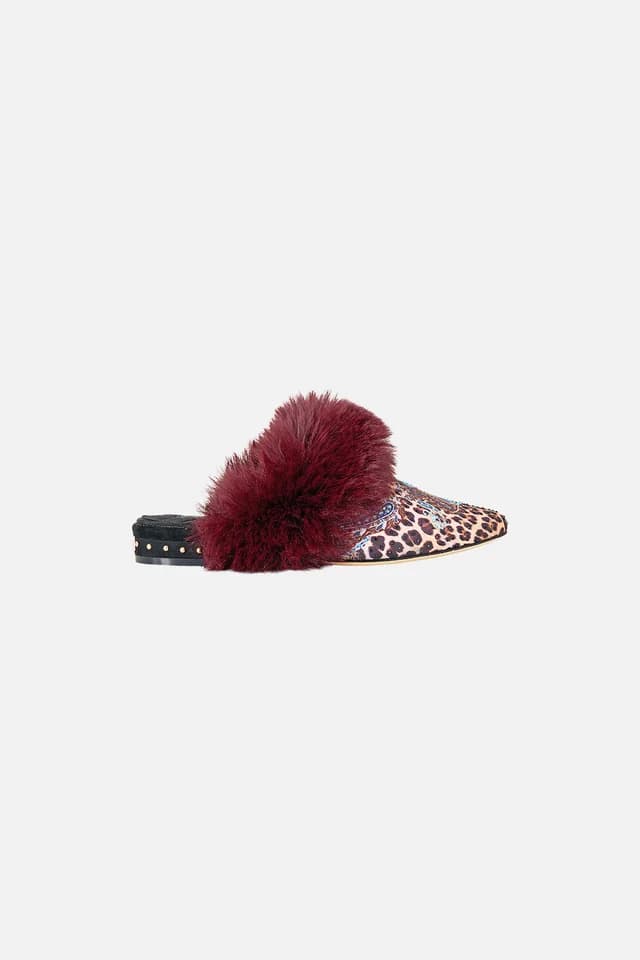 Camilla eBoutique BELLE FUR SLIPPER ISTANBUL ANIMALIA, image 1 of 1 from CAMILLA