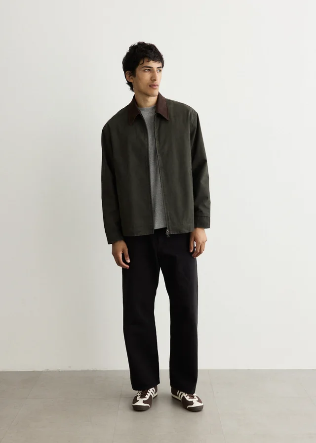 Incu Collection Admission Blouson Jacket in FOREST, image 1 of 1 from Incu