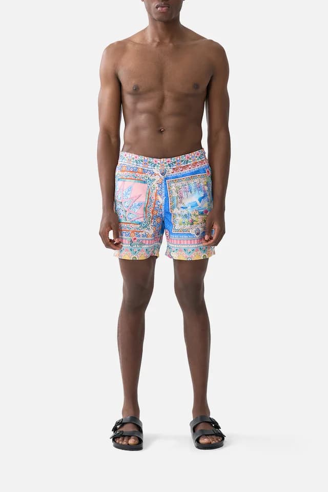 Camilla eBoutique MID LENGTH BOARDSHORT WITH FIXED WAIST NAVÀS NOUVEAU, image 1 of 1 from CAMILLA