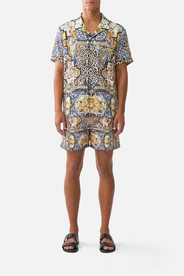 Camilla eBoutique SHORT SLEEVE CAMP COLLARED SHIRT SEVILLIAN STYLE, image 1 of 1 from CAMILLA